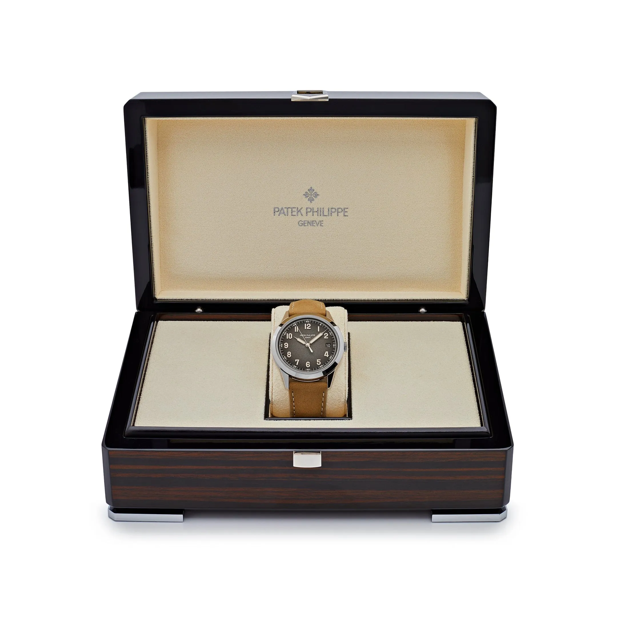 Patek Philippe Calatrava 5226G-001 White Gold Charcoal Dial Date (2023)