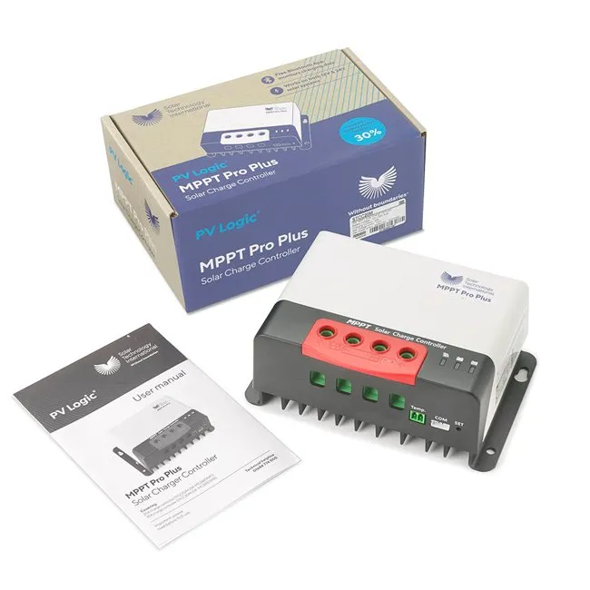 PV Logic 20A MPPT Pro Plus Charge Controller