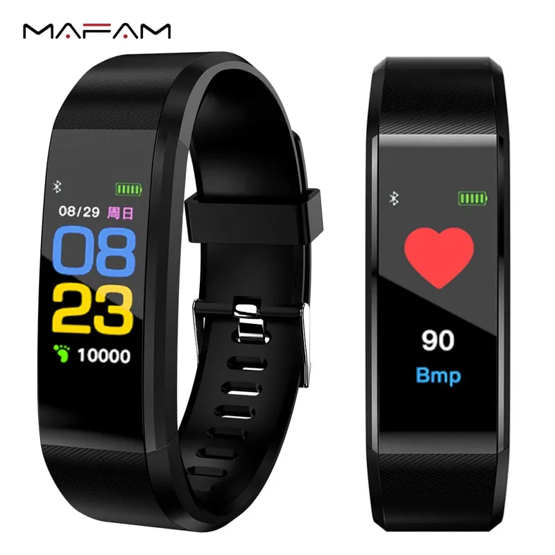 "MAFAM"Heart Rate Monitor Blood Pressure Fitness Tracker Smartwatch Sport Watch IOS android  BOX