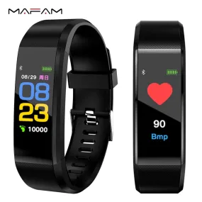 "MAFAM"Heart Rate Monitor Blood Pressure Fitness Tracker Smartwatch Sport Watch IOS android  BOX