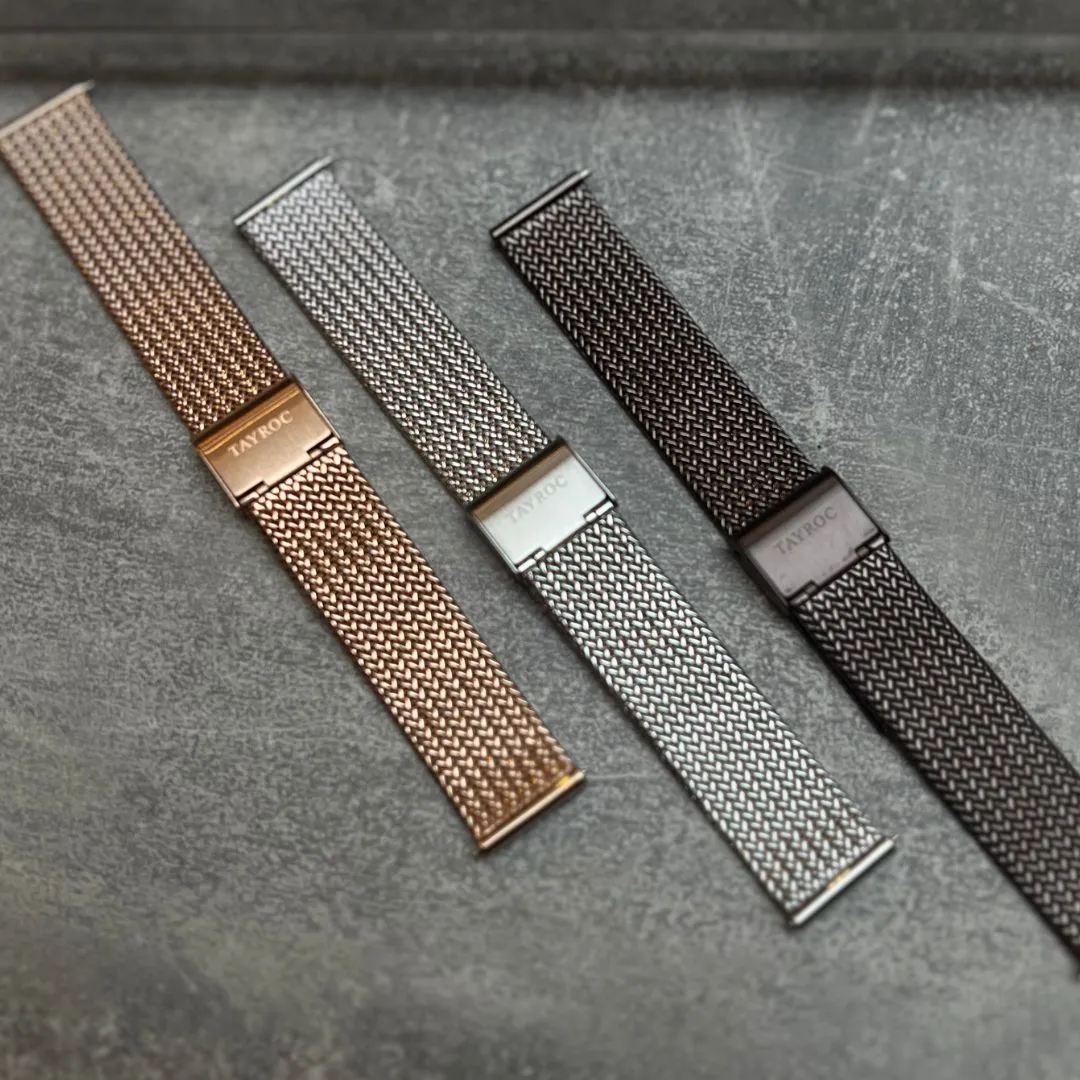 Rose Gold Mesh Strap 18mm