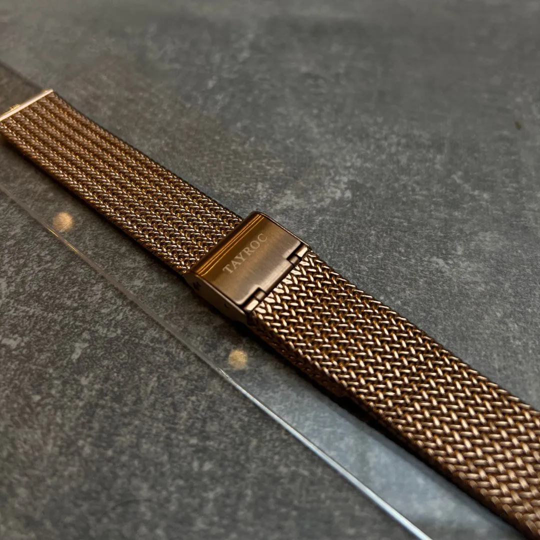 Rose Gold Mesh Strap 18mm