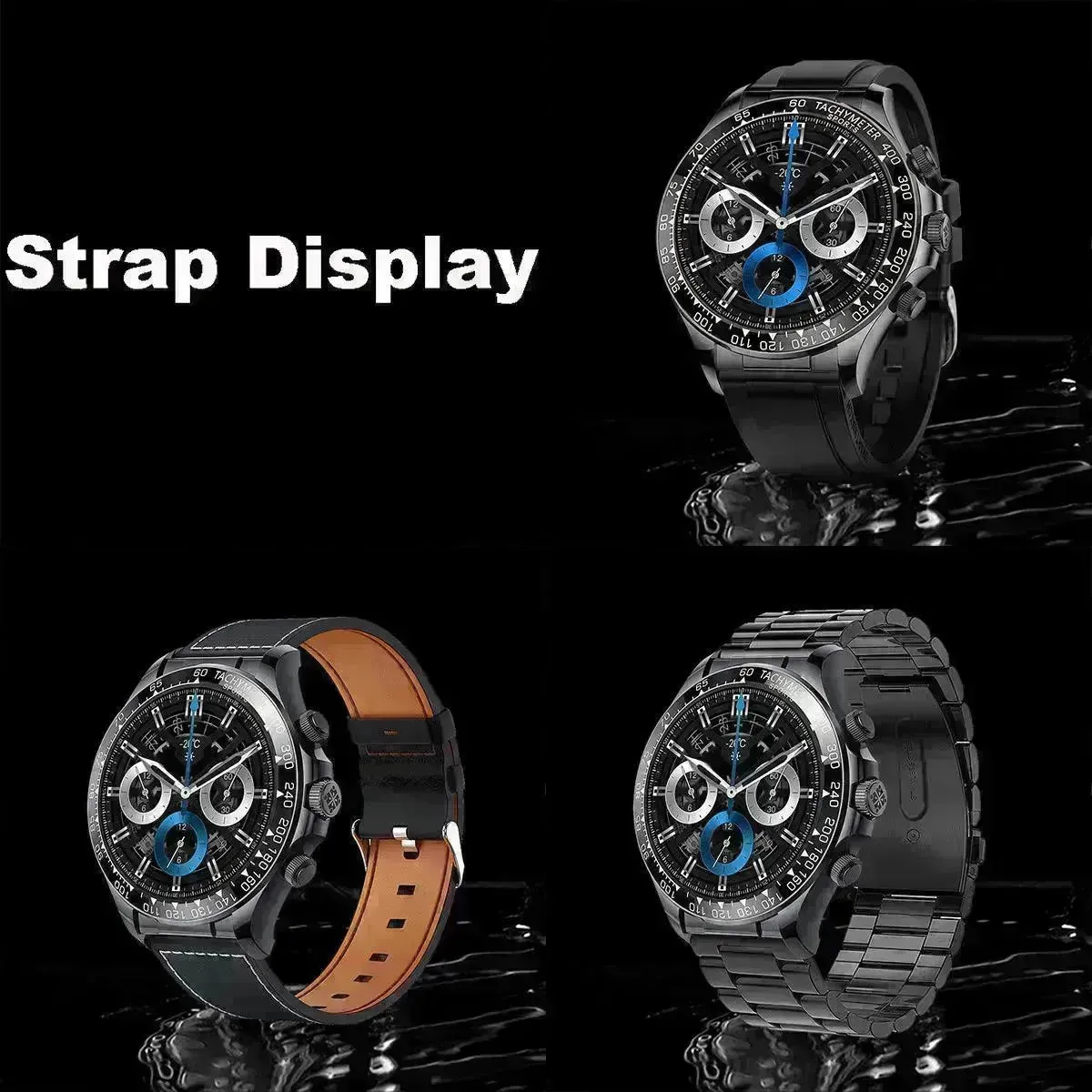 Round Screen Smart Watch EX108 Bluetooth Calling