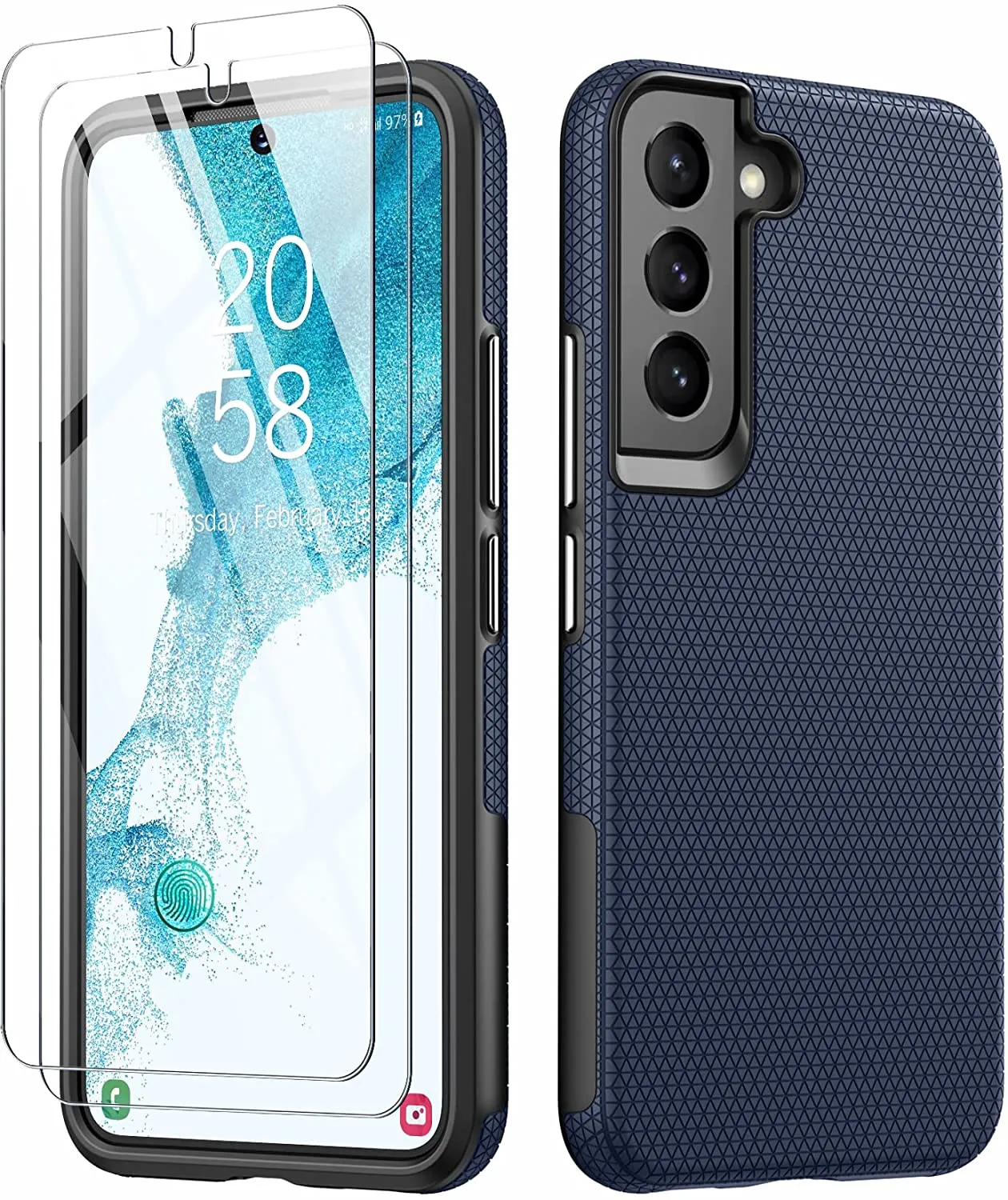 Samsung Galaxy S22 Case,Dual Protective Protection Shockproof Phone Case