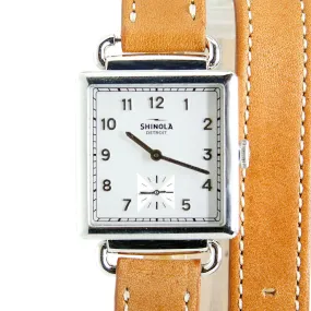 Shinola The Cass 28mm with Double Wrap Strap