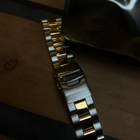 Silver and Gold Link Strap 18mm