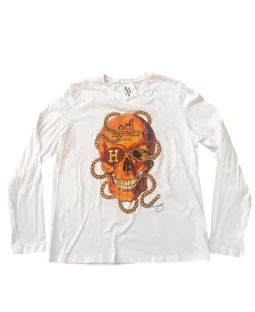 Skull in Chains Long Sleeve Tee