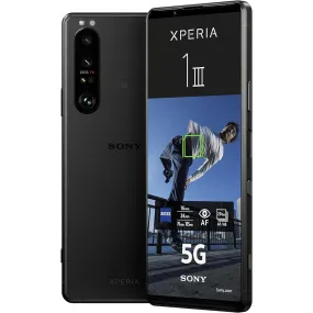 Sony Xperia 1 III - 6.5" 4K HDR OLED Display - 120Hz Refresh Rate - 12GB RAM - 256GB Storage - Black