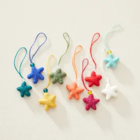 SUDARI Mini Felt Star Hanging Decoration Pack 5 (WS)