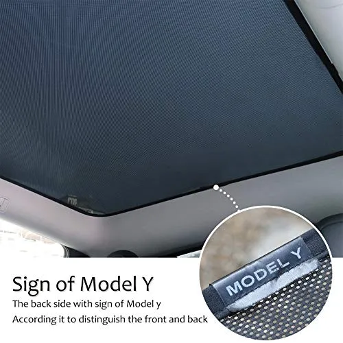 Sunshade for 2020-2021 Tesla Model Y (Black)