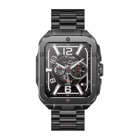 Swiss Military ALPS 2 Black Gun Metal Frame Gun Metal Strap-DKQ6