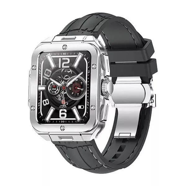 Swiss Military ALPS 2 Silver Frame Grey Silicon Strap-5SVC