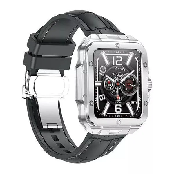Swiss Military ALPS 2 Silver Frame Grey Silicon Strap-5SVC