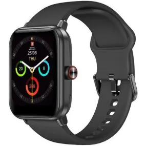 Swiss Military Alps Smart Watch Silicon Strap Black-0LQY