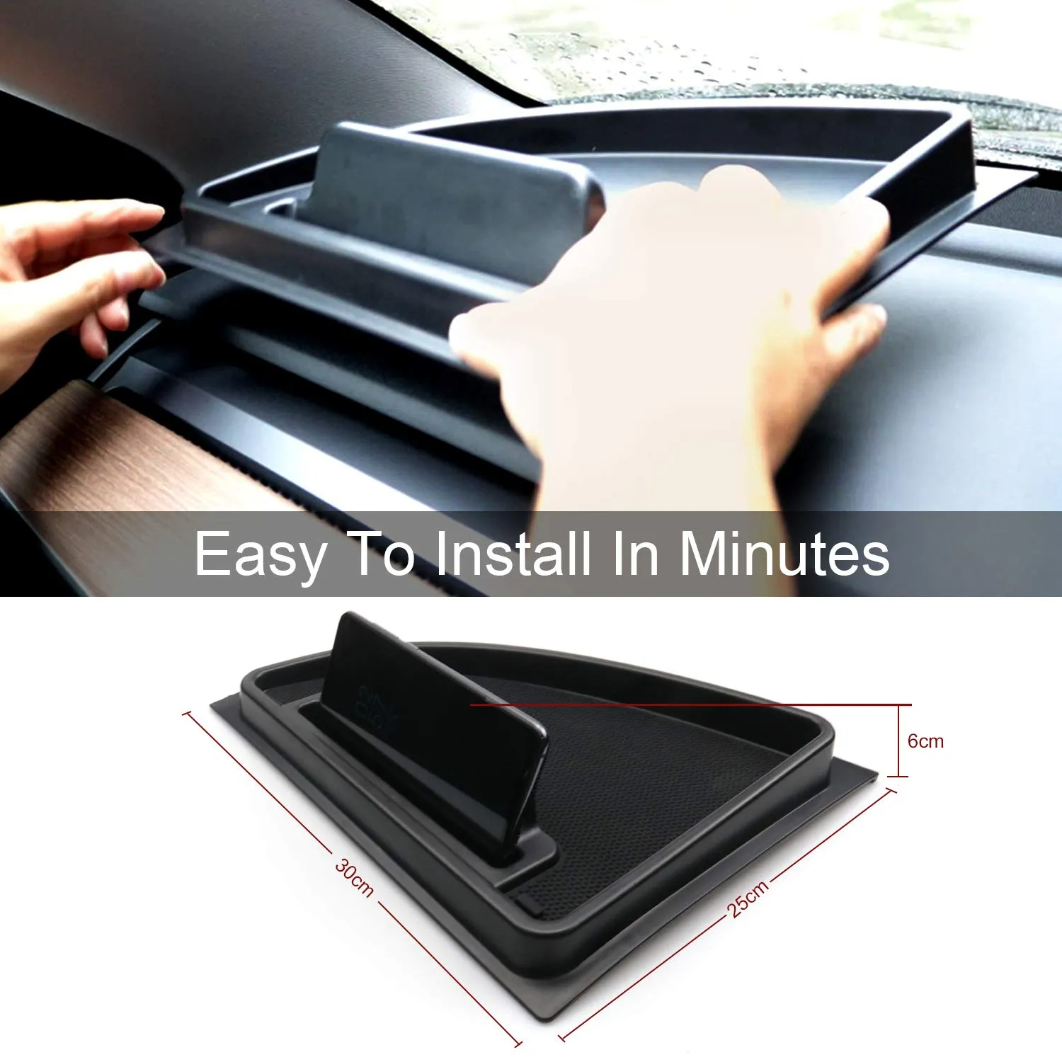 Tesla Model 3 Dashboard Storage Organizer
