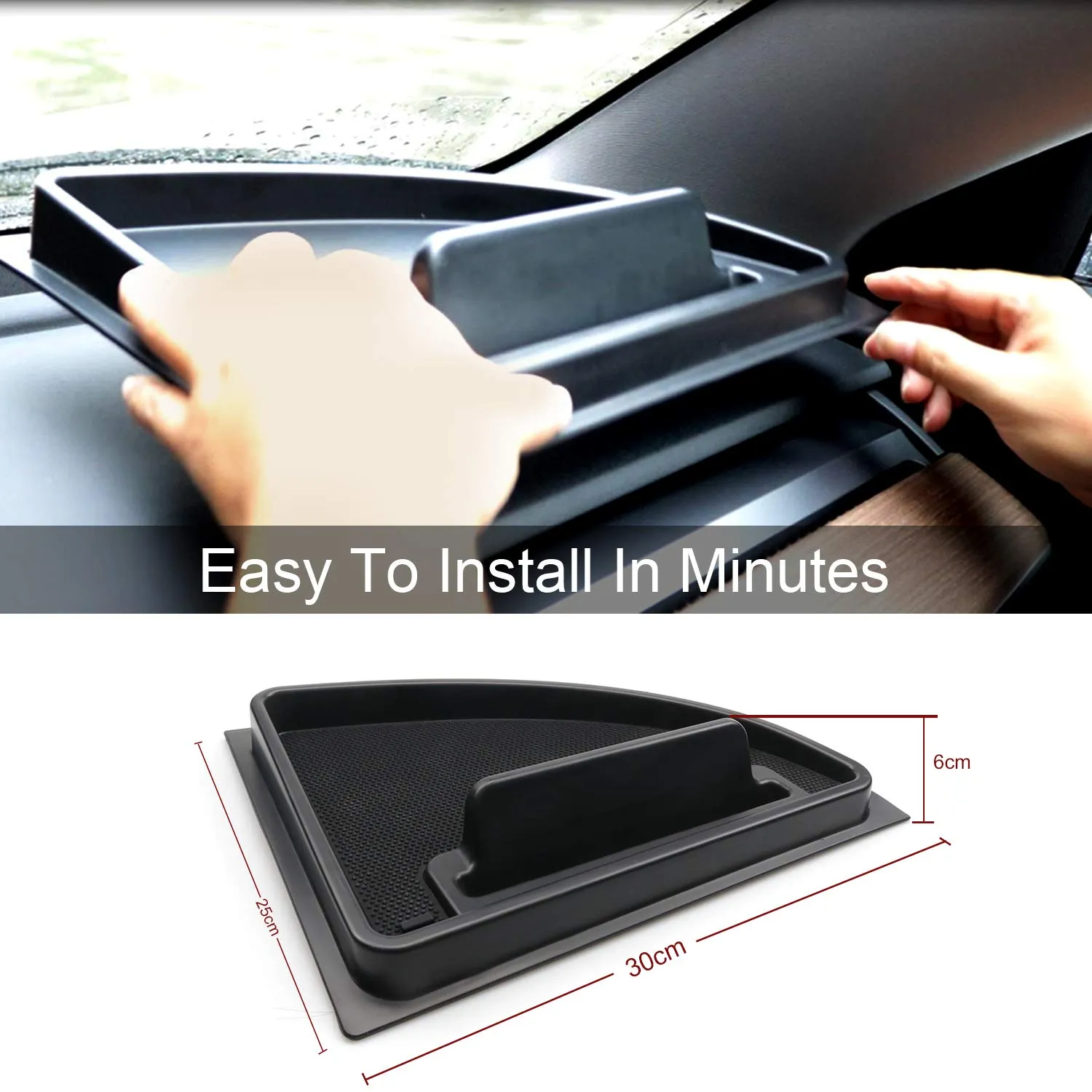 Tesla Model 3 Dashboard Storage Organizer