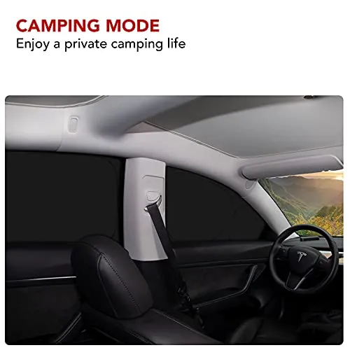 Tesla Model 3 Privacy Curtains/Sunshades (6 Piece Set)