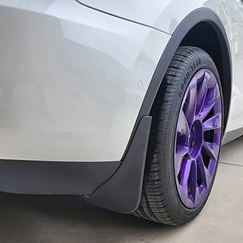 Tesla Model Y 2020- 2024 Mud Flaps/Splash Guards No Drilling Required. Set of 4