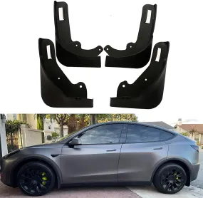Tesla Model Y 2020- 2024 Mud Flaps/Splash Guards No Drilling Required. Set of 4