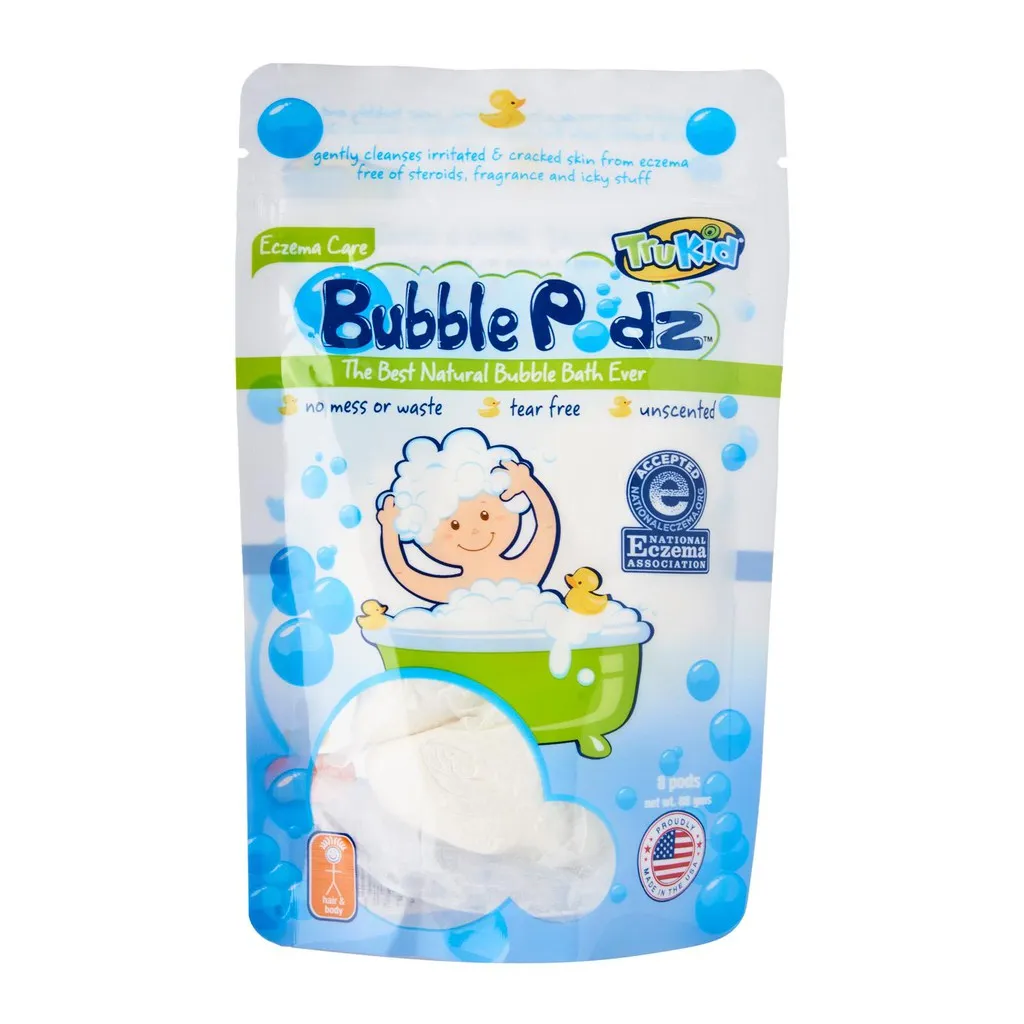 TruKid Easy Eczema Bubble Podz, 8 pcs Exp: 03/27