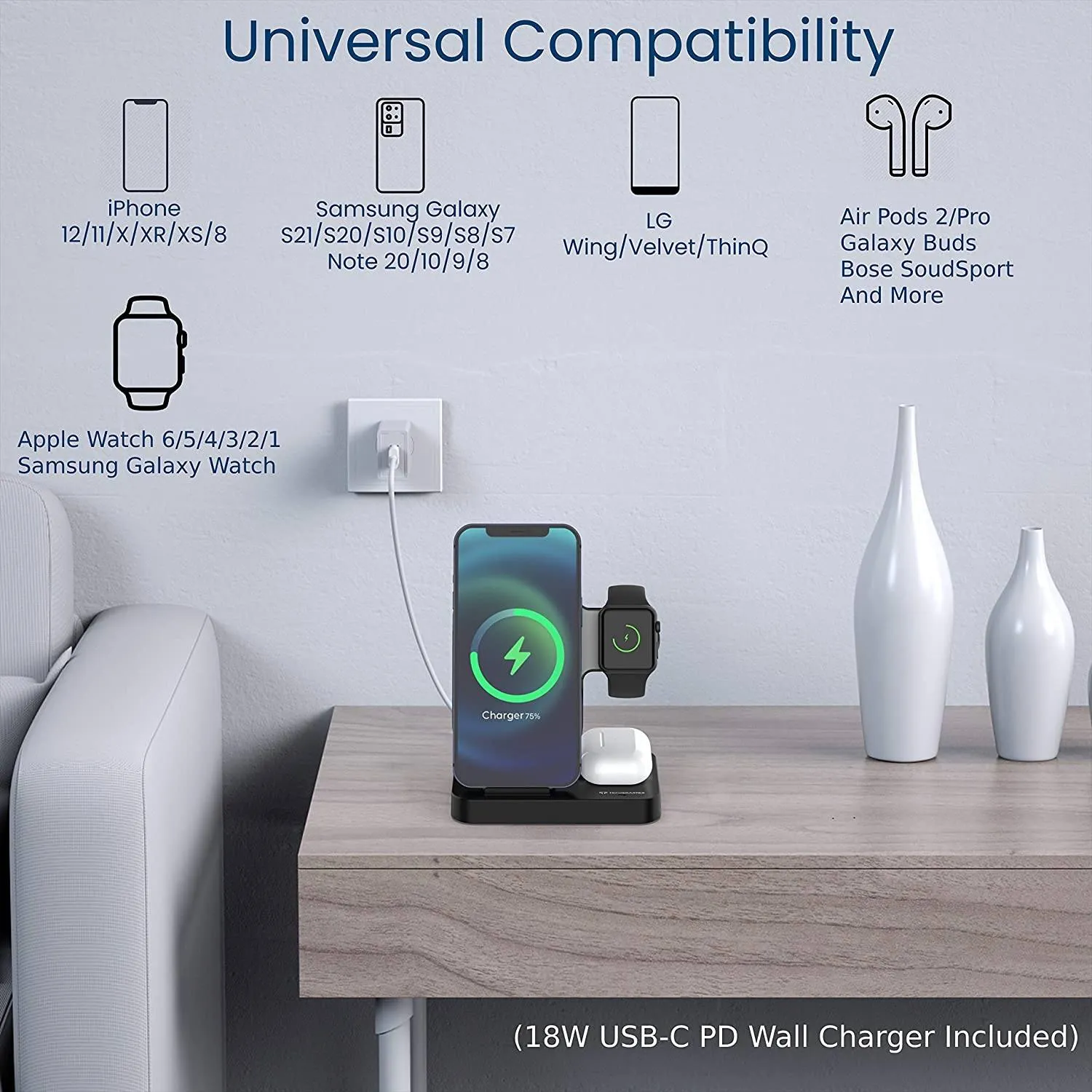 TSWireless 3-in-1 Charging Station