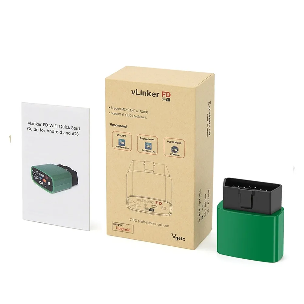 Vlinker Fd Wifi V2.2 Obd Car Diagnostic Scanner Compatible for