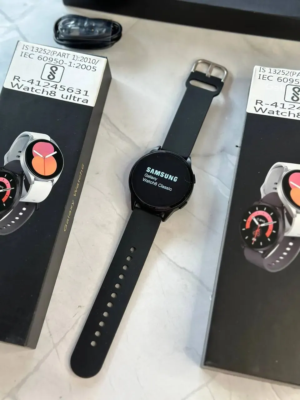 Watch 6 with Samsung Logo, Full HD Touch, Fitness & Health Tracker, 2 Days Battery Life
