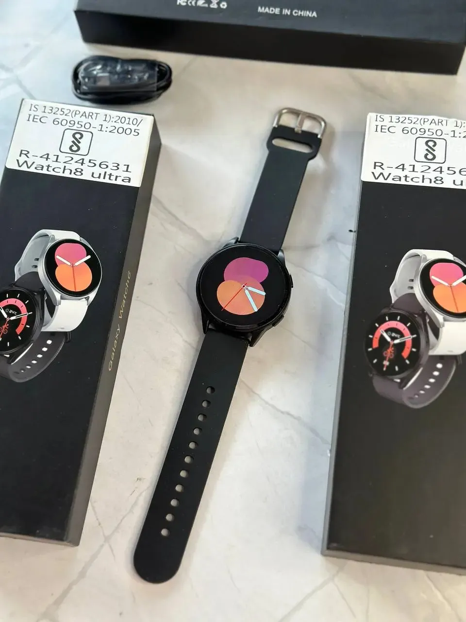 Watch 6 with Samsung Logo, Full HD Touch, Fitness & Health Tracker, 2 Days Battery Life
