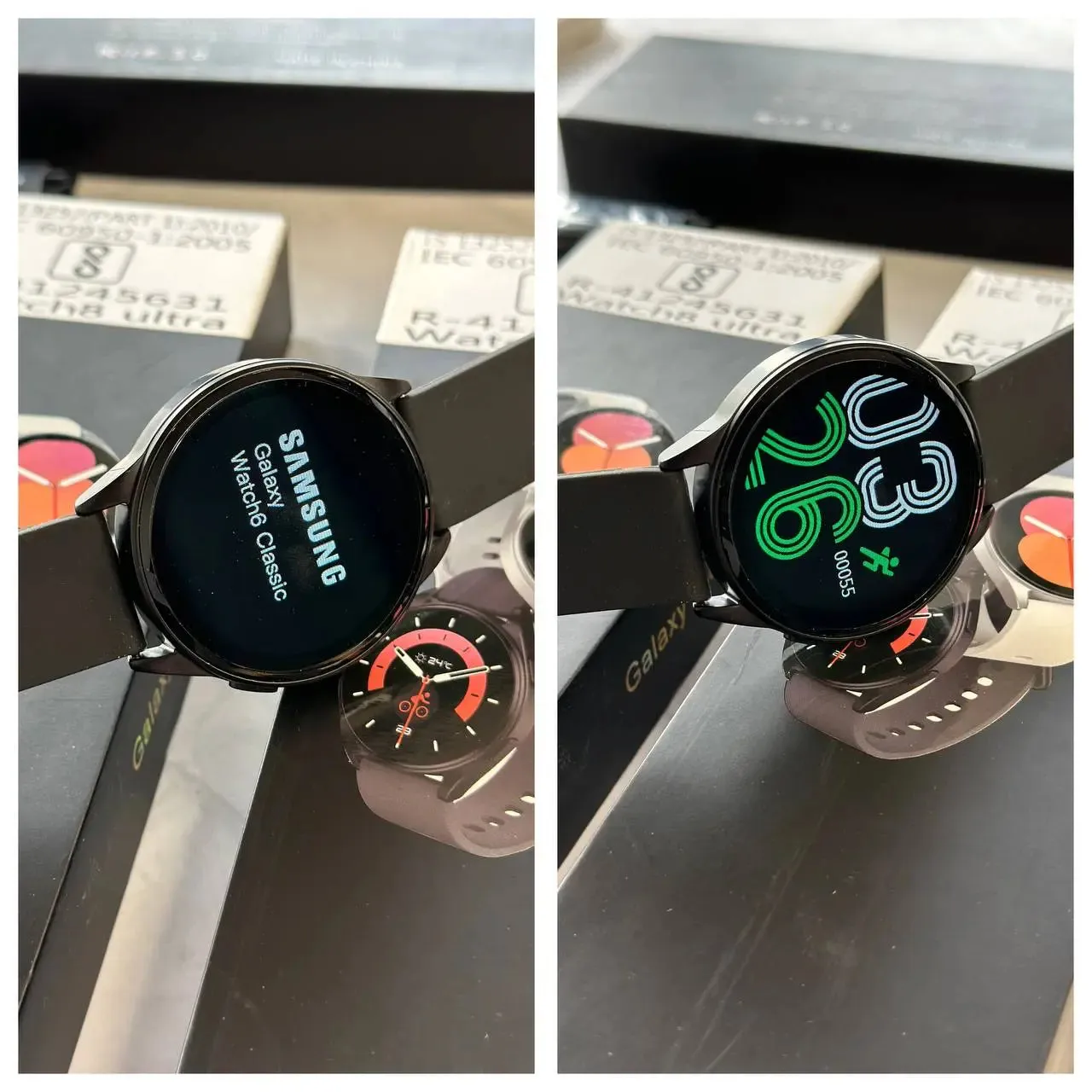 Watch 6 with Samsung Logo, Full HD Touch, Fitness & Health Tracker, 2 Days Battery Life