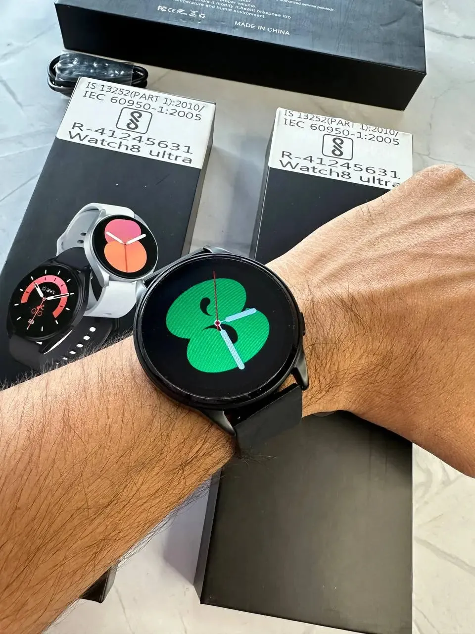 Watch 6 with Samsung Logo, Full HD Touch, Fitness & Health Tracker, 2 Days Battery Life