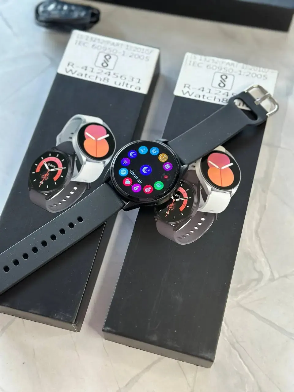 Watch 6 with Samsung Logo, Full HD Touch, Fitness & Health Tracker, 2 Days Battery Life