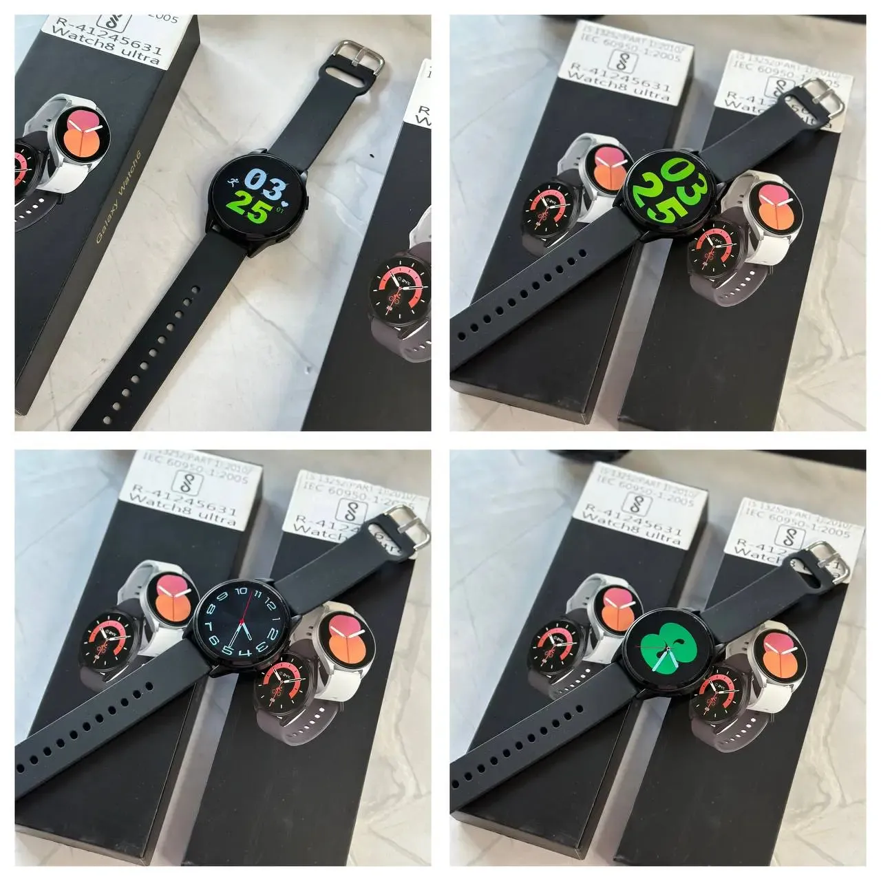 Watch 6 with Samsung Logo, Full HD Touch, Fitness & Health Tracker, 2 Days Battery Life