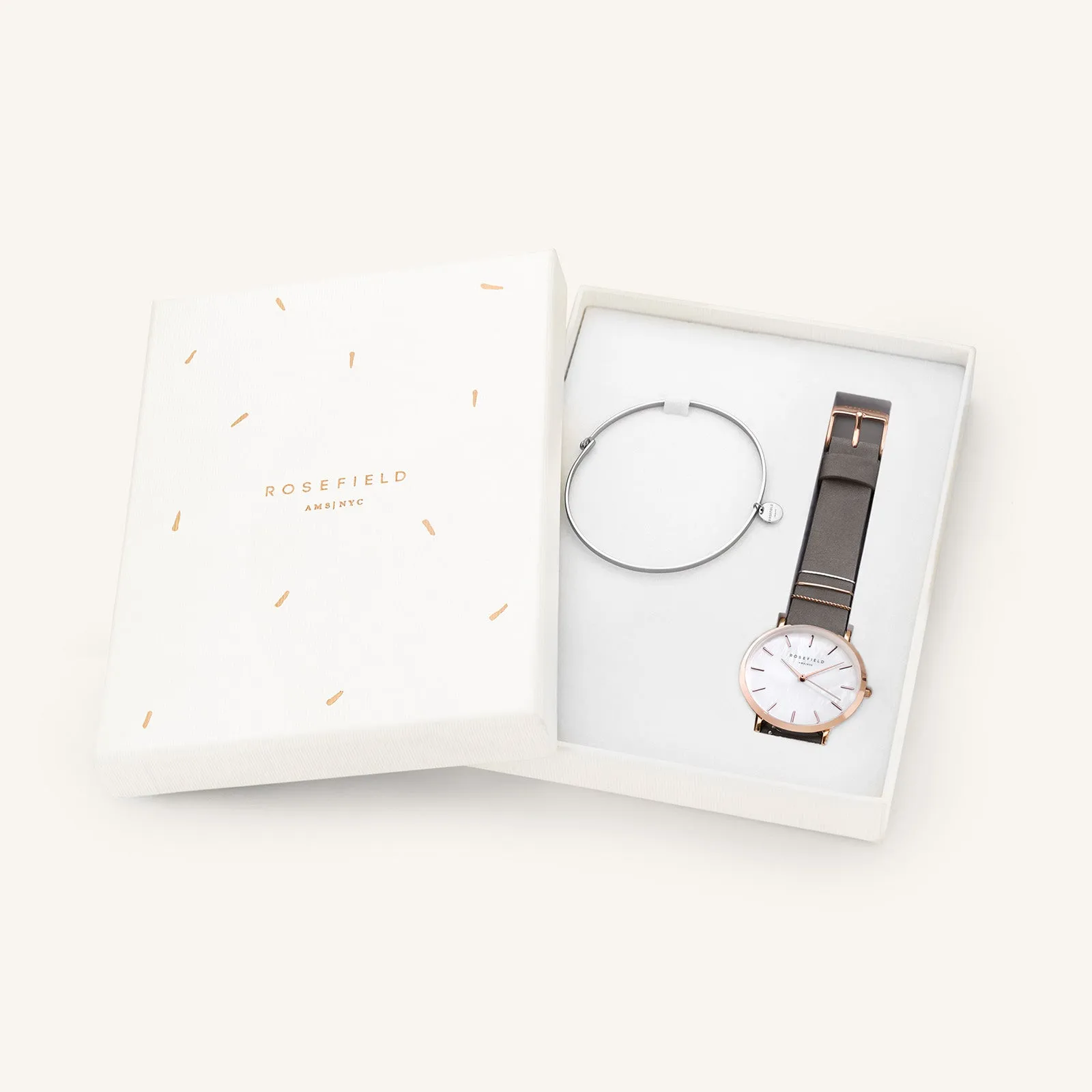 West Village Grey   Bracelet Gift Set