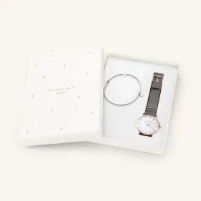 West Village Grey   Bracelet Gift Set