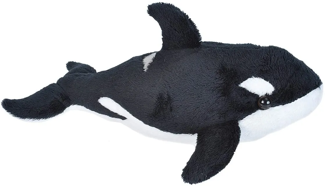 Wild Republic Orca Plush, Stuffed Animal, Plush Toy, Sea Animals, Gifts for Kids, Sea Critters 11 inches