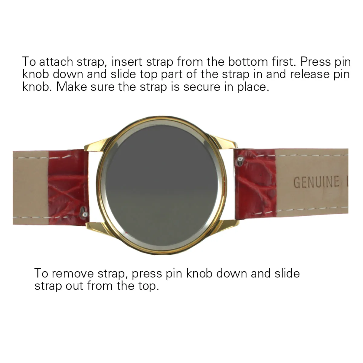 Women's Heart Shaped Interchangeable Crystal Set Watch