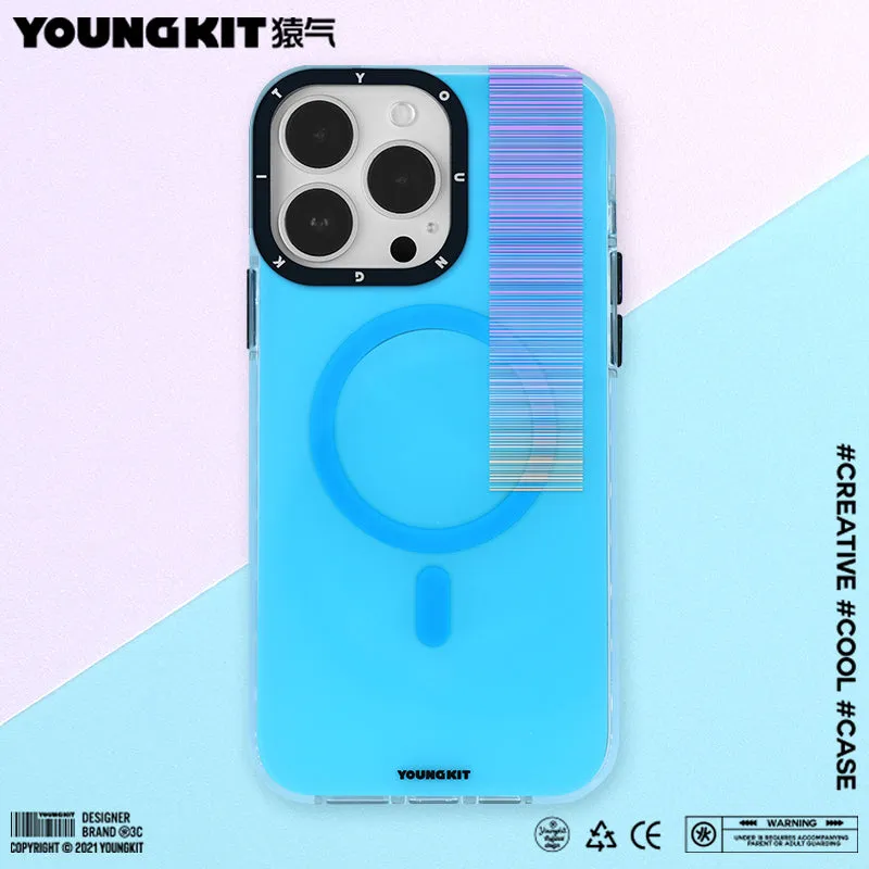 YOUNGKIT Pure MagSafe Slim Thin Matte Anti-Scratch Back Shockproof Cover Case
