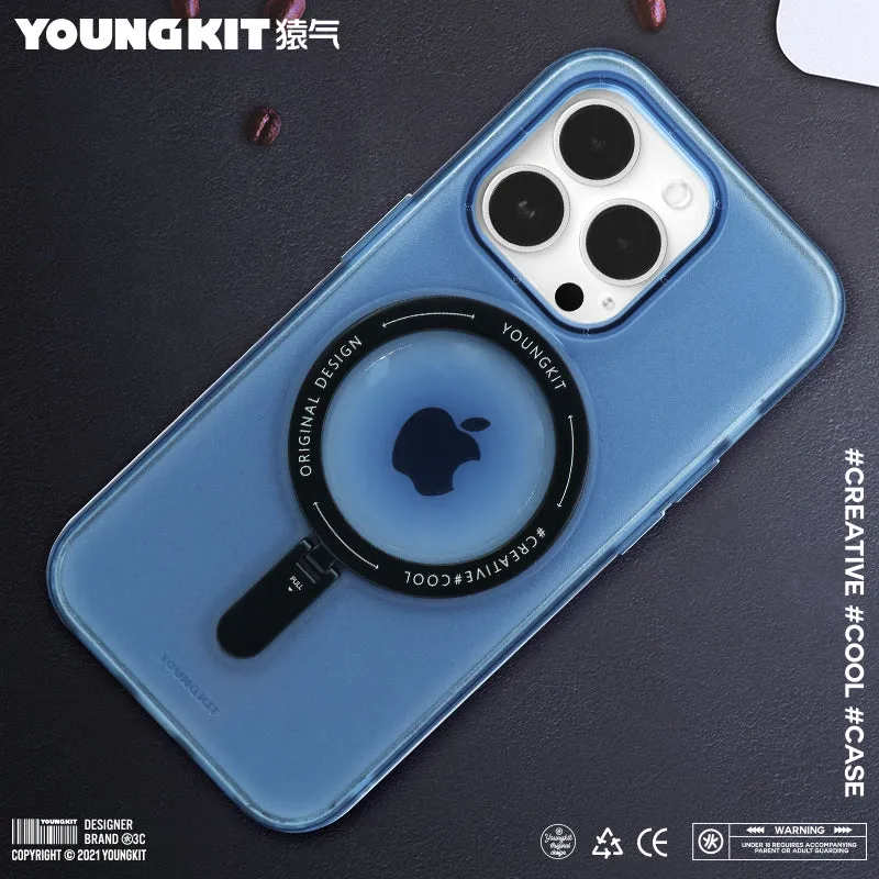 YOUNGKIT Rock MagSafe Ring Grip Stent Anti-Scratch Back Shockproof Cover Case