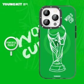 YOUNGKIT World Cup MagSafe Slim Thin Matte Anti-Scratch Back Shockproof Cover Case