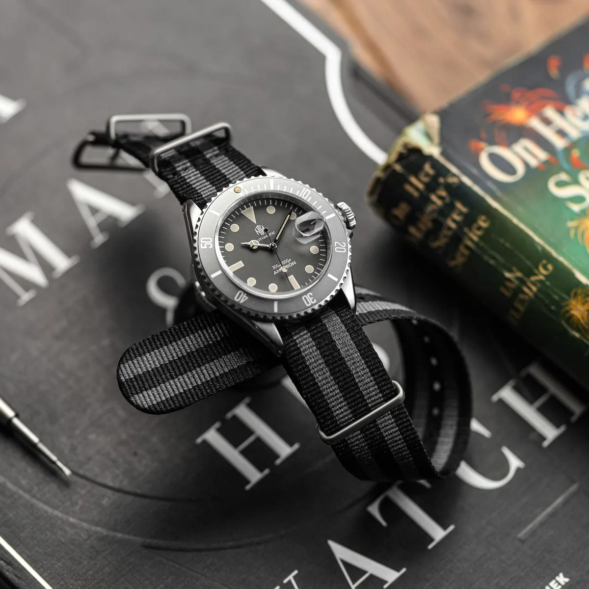 ZULUDIVER 1973 British Military Watch Strap: CADET Bond - Classic - Satin