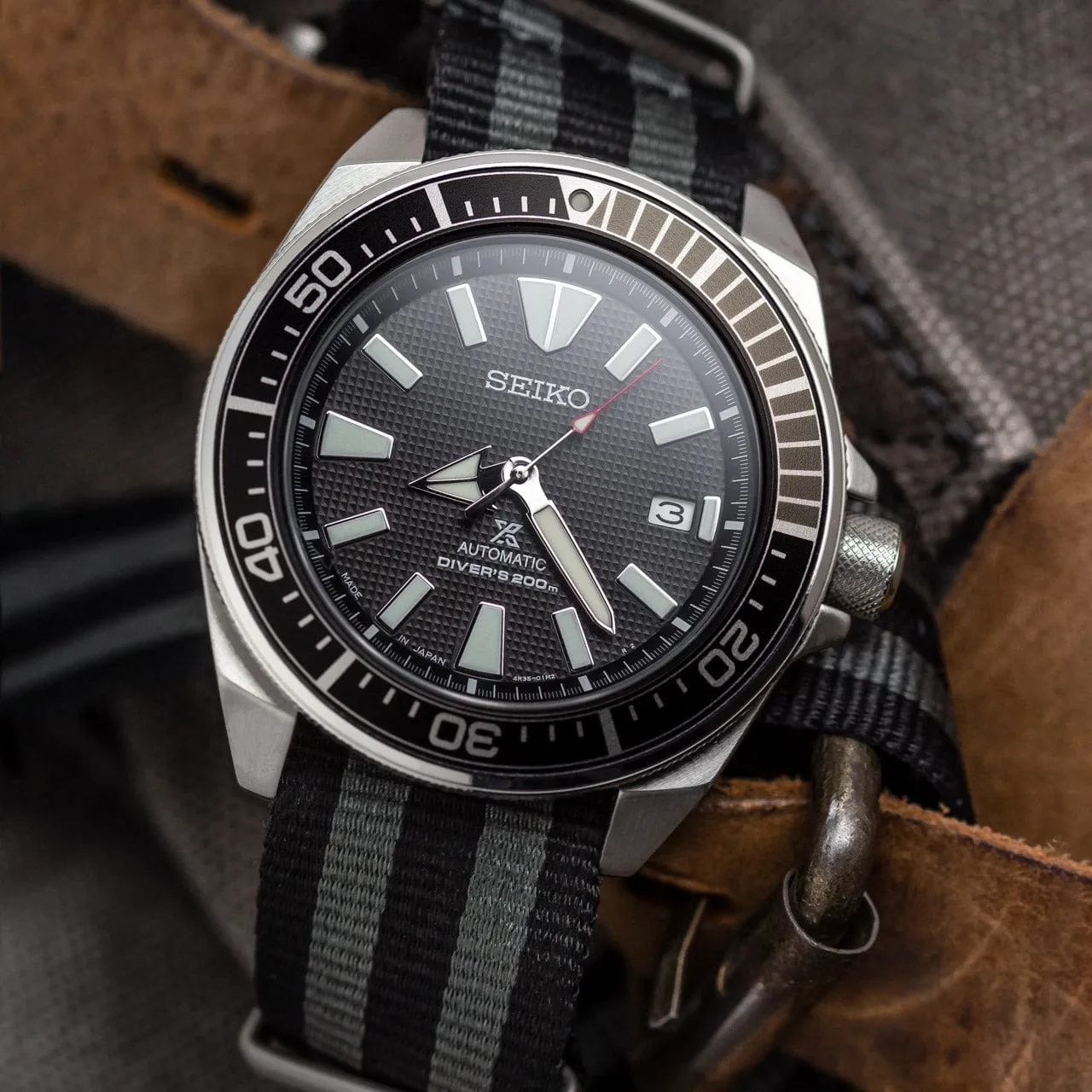ZULUDIVER 1973 British Military Watch Strap: CADET Bond - Classic - Satin