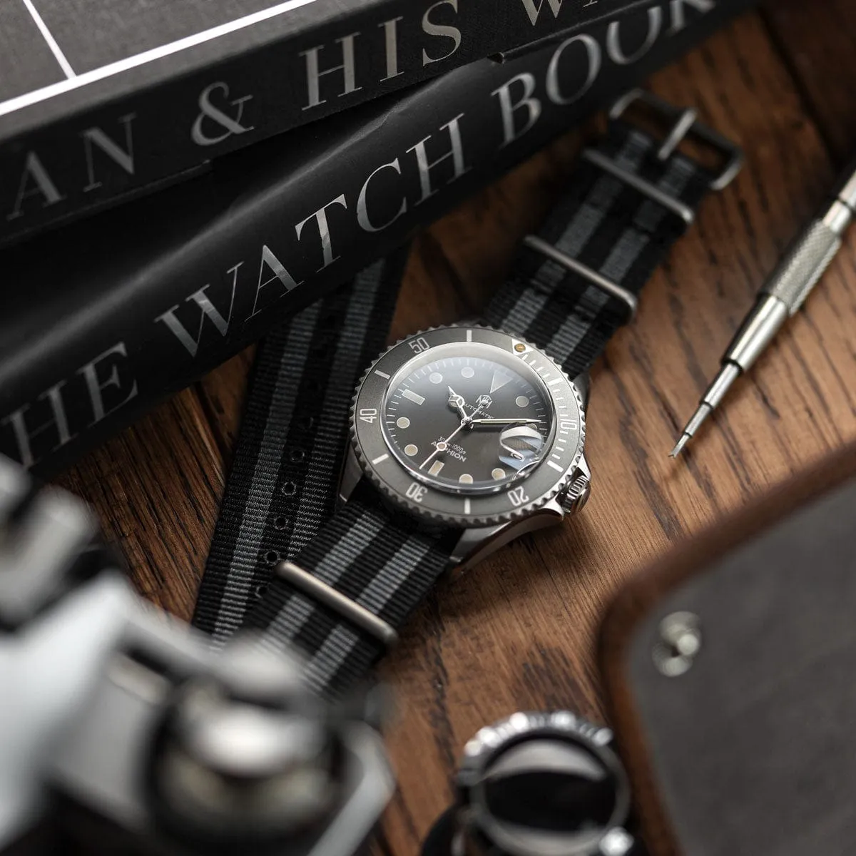 ZULUDIVER 1973 British Military Watch Strap: CADET Bond - Classic - Satin