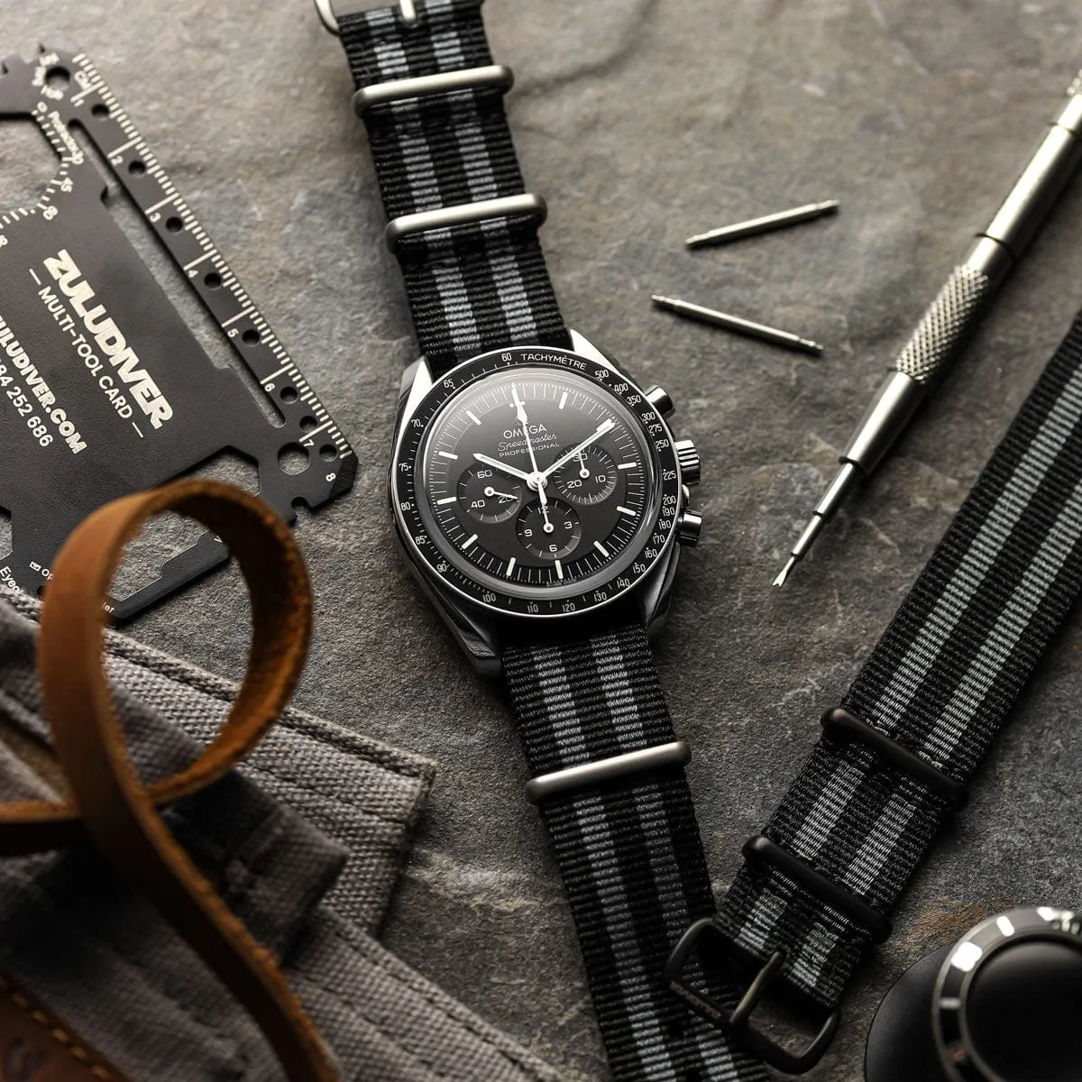 ZULUDIVER 1973 British Military Watch Strap: CADET Bond - Classic - Satin