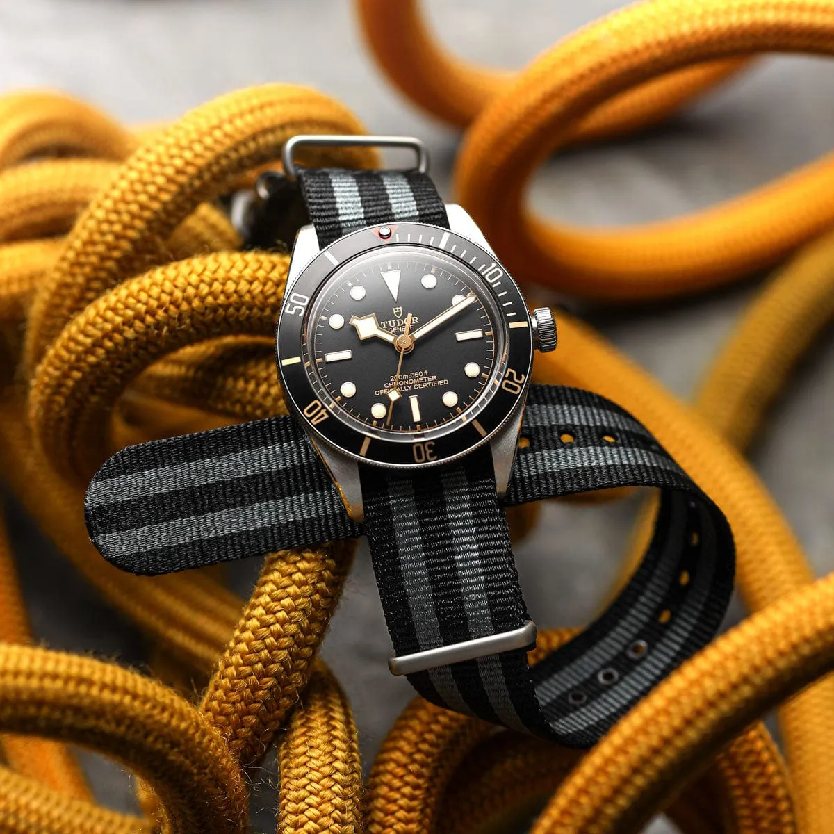 ZULUDIVER 1973 British Military Watch Strap: CADET Bond - Classic - Satin